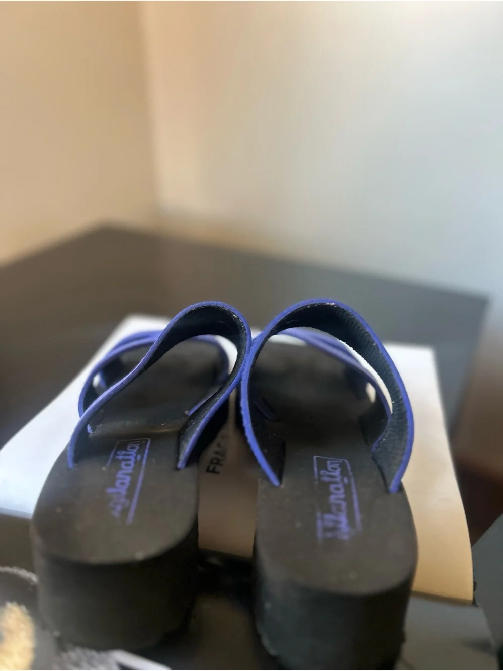 Comfort Straps Xhiliration Blue espradille Slide Sandals for Women 7